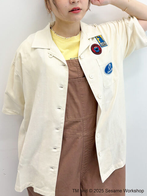 SM2「【SESAME STREET meets SM2】ワッペン付きボウリングシャツ」|シャツ・ブラウス|