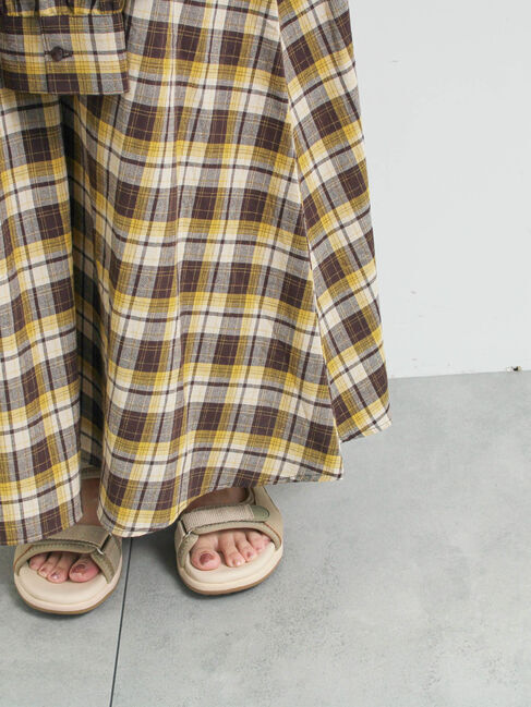 SM2「シャツ巻き風チェックスカート」|スカート|