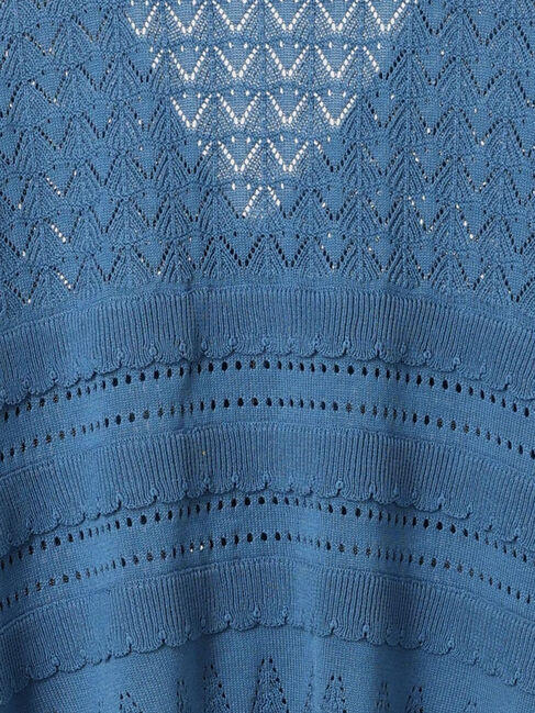 SM2「透かし編みフリル切替VネックZIPカーディガン」|カーディガン|