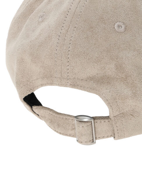 Samansa Mos2 blue「スエードロゴ刺繍キャップ」|その他|