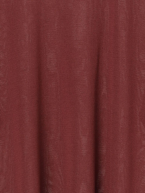 Samansa Mos2 blue「7分袖ラメニットプルオーバー」|ニット・セーター|