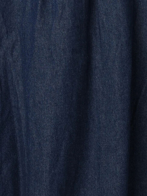 Samansa Mos2「デニム/ツイルクルーネックベスト」|ダウンベスト・ベスト|