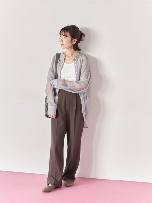 Samansa Mos2 blue「スライドチェーンネックレス」|その他|