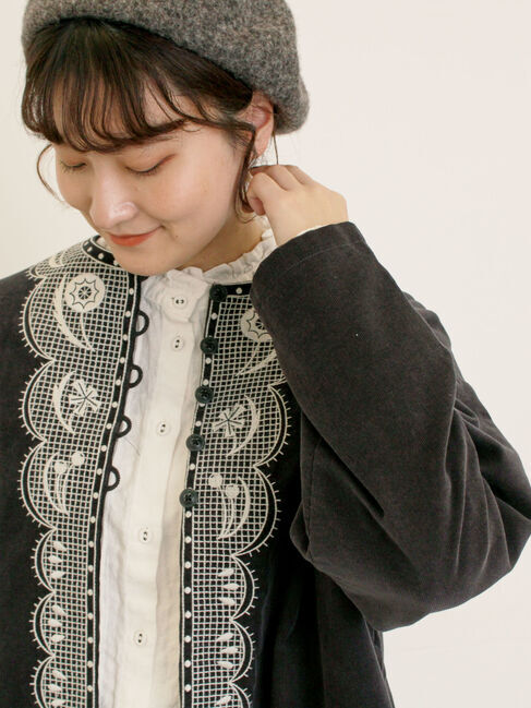 Samansa Mos2「【マカベアリス&times;Samansa Mos2】刺繍ジャケット」|その他|