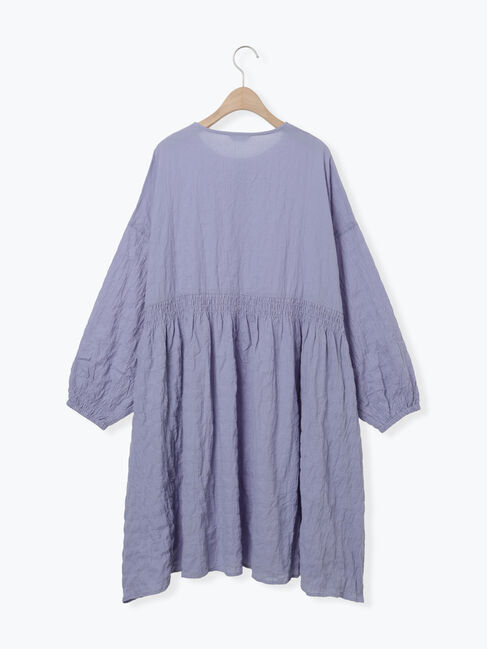 Samansa Mos2「シャーリング切替ふんわりチュニック」|シャツ・ブラウス|