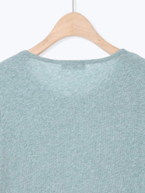 Samansa Mos2「【吸湿発熱】ベア天無地クルーネックインナー」|Tシャツ・カットソー|