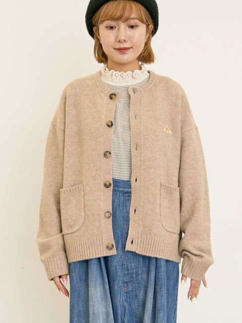 Samansa Mos2「【KELTY&times;Samansa Mos2】クルーネックカーディガン」|カーディガン|