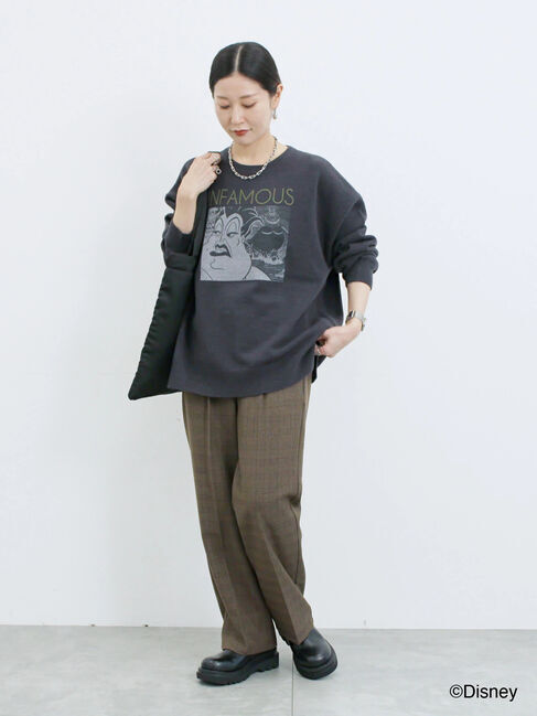 Samansa Mos2 blue「【Disney】ヴィランズ/ニット」|ニット・セーター|