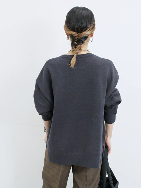 Samansa Mos2 blue「【Disney】ヴィランズ/ニット」|ニット・セーター|