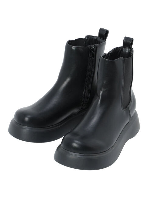 Samansa Mos2 blue「サイドゴアブーツ」|ショートブーツ|