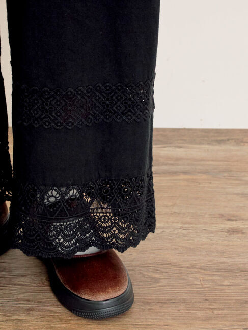 Samansa Mos2「[吸湿発熱]裾レースペチパンツ」|その他|