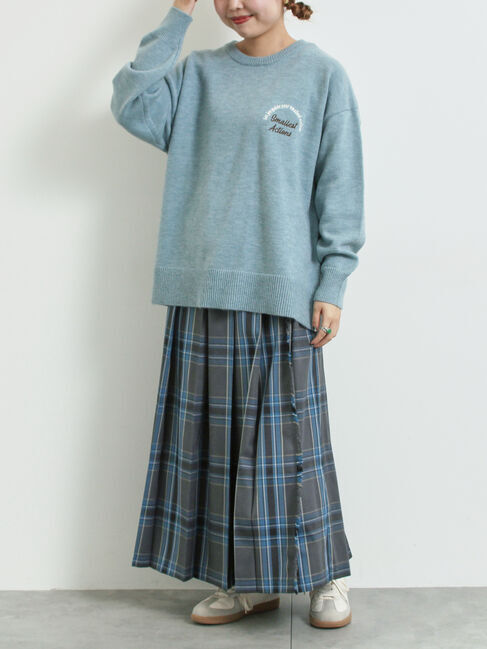 SM2「ロゴ刺繍ニットプルオーバー」|ニット・セーター|