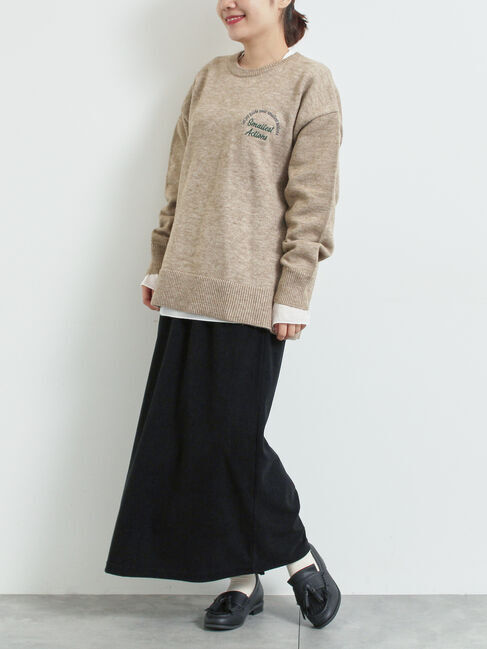 SM2「ロゴ刺繍ニットプルオーバー」|ニット・セーター|