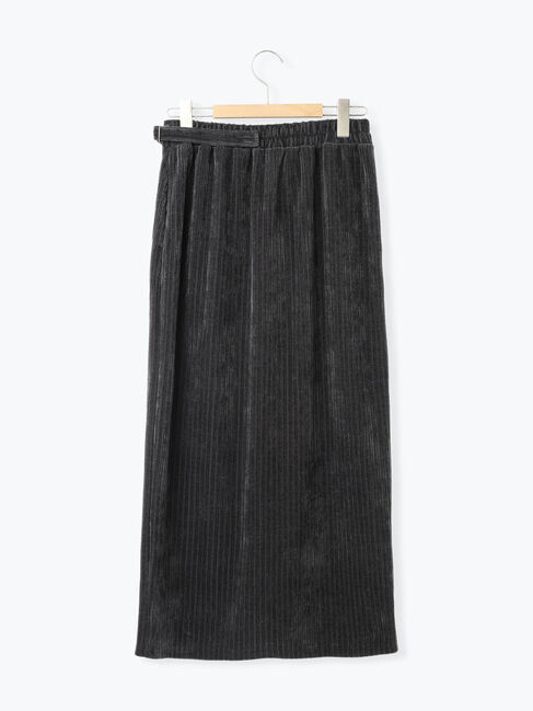 Samansa Mos2 blue「親子コールラップ風スカート」|スカート|