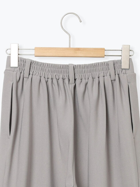 Samansa Mos2 blue「カットジョーゼット裏ボンディングパンツ」|その他|