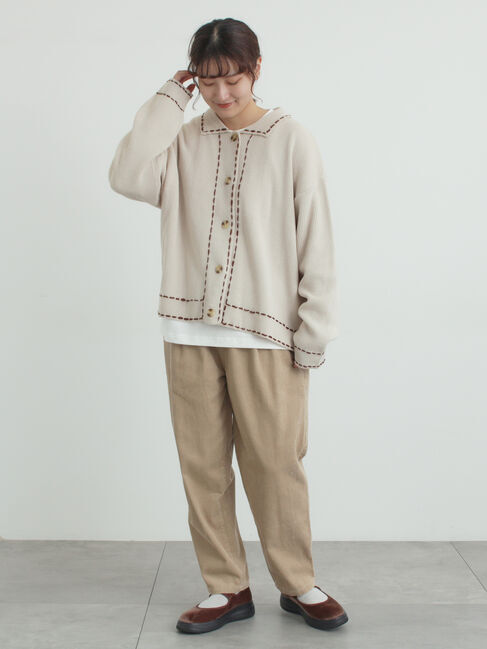 Samansa Mos2「【M/Lサイズ】コーディロイテーパードパンツ」|その他|