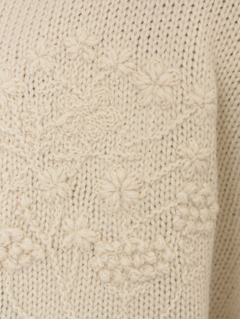 Samansa Mos2「◎刺繍カーディガン」|カーディガン|