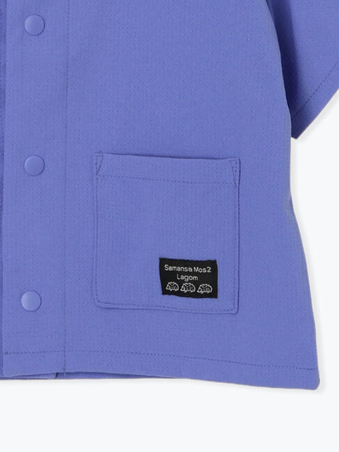 Samansa Mos2 Lagom「【接触冷感】メッシュ半袖シャツ」|シャツ・ブラウス|