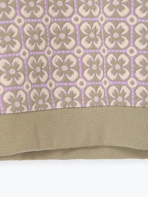 Samansa Mos2 Lagom「花柄ジャカードプルオーバー(セットアップ可)」|Tシャツ・カットソー|