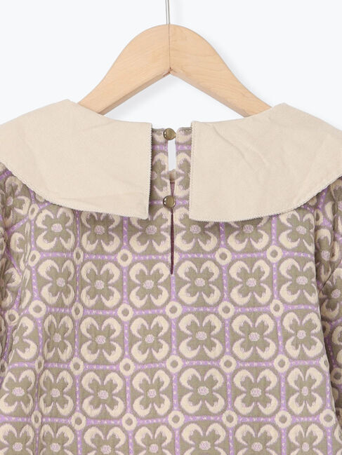 Samansa Mos2 Lagom「花柄ジャカードプルオーバー(セットアップ可)」|Tシャツ・カットソー|