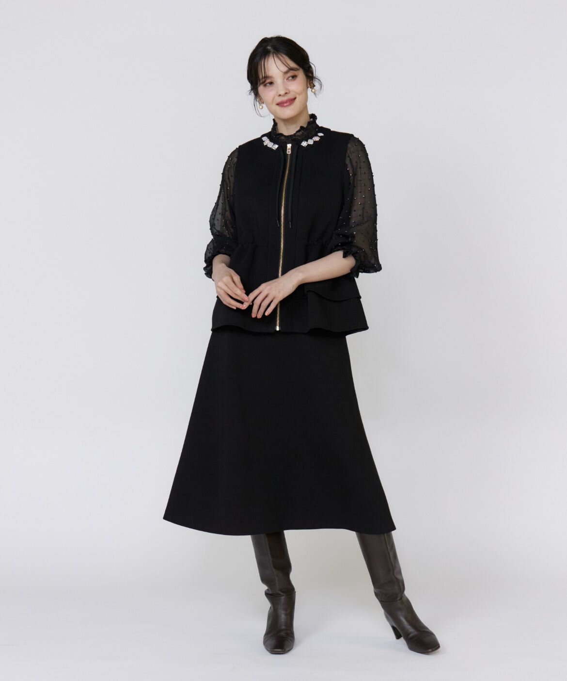 Maglie le cassetto「《ﾌﾗﾝﾄﾞﾙ45周年限定ｺﾚｸｼｮﾝ》《大きいｻｲｽﾞ》ﾍﾟﾌﾟﾗ  」|ダウンベスト・ベスト|