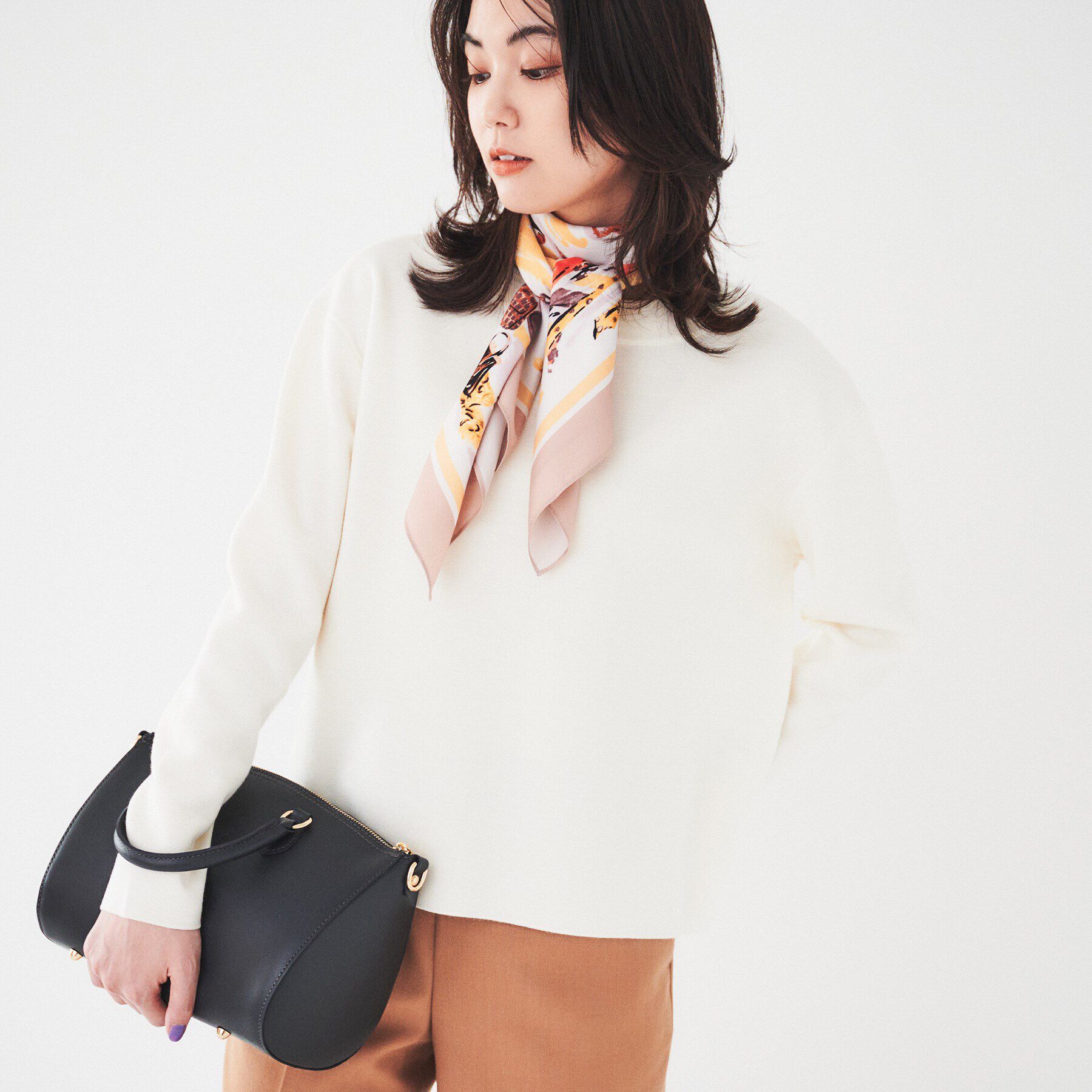 UNTITLED「【アンサンブル可能/8色展開】ミラノリブ ワイドボートネックプルオーバーニット」|ニット・セーター|