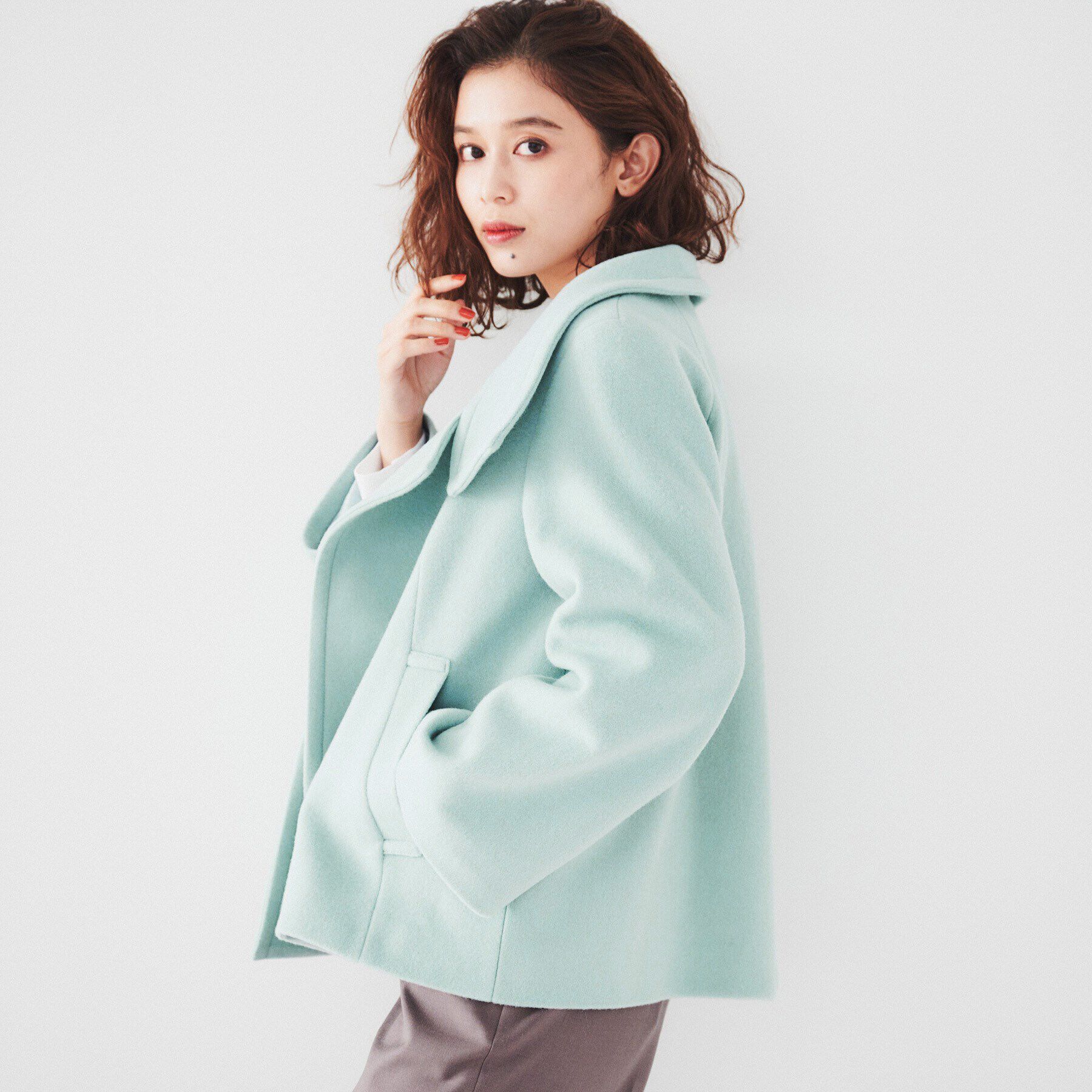 UNTITLED「【日本製】2WAYウールショートコート」|その他|