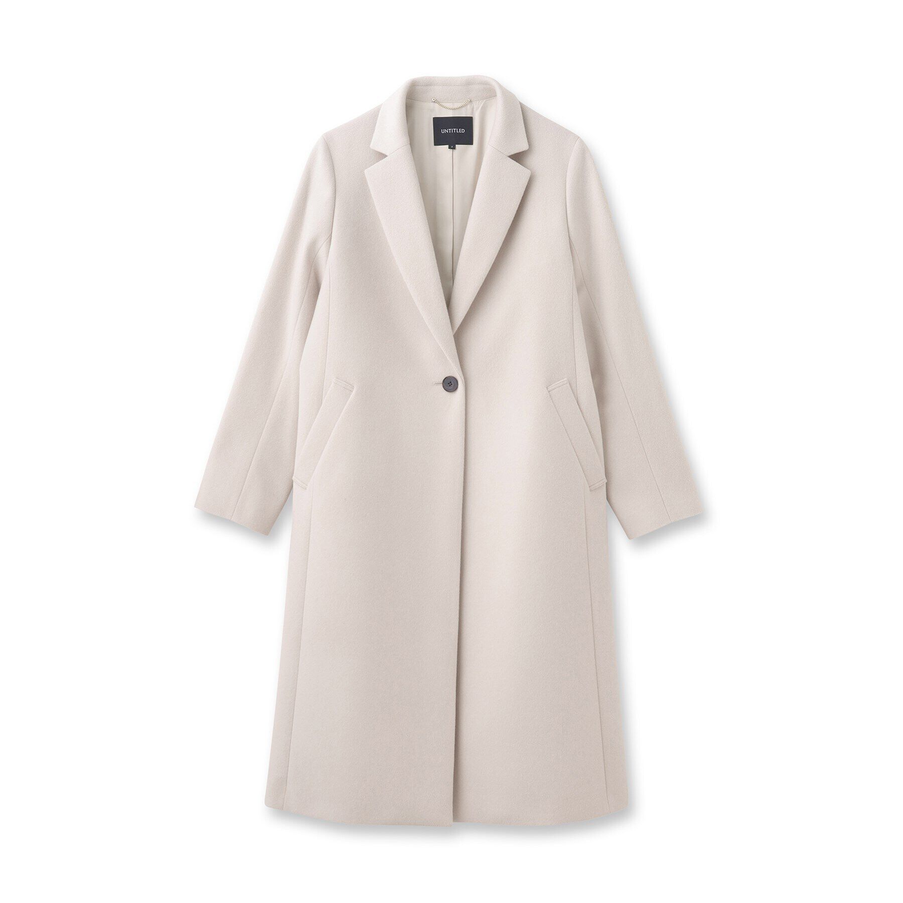 UNTITLED「【日本製】ウールチェスターコート」|チェスターコート|