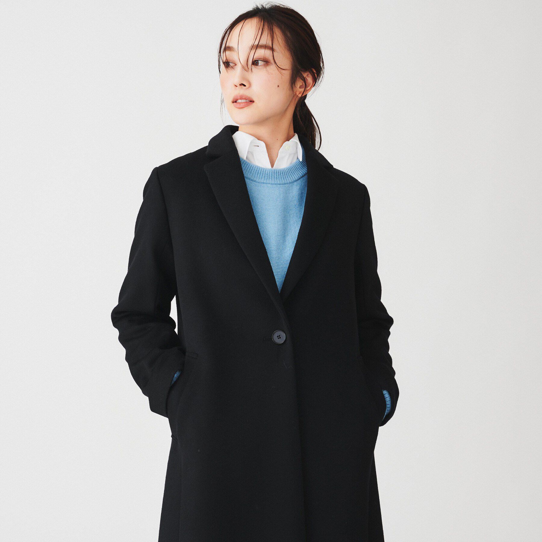 UNTITLED「【日本製】ウールチェスターコート」|チェスターコート|