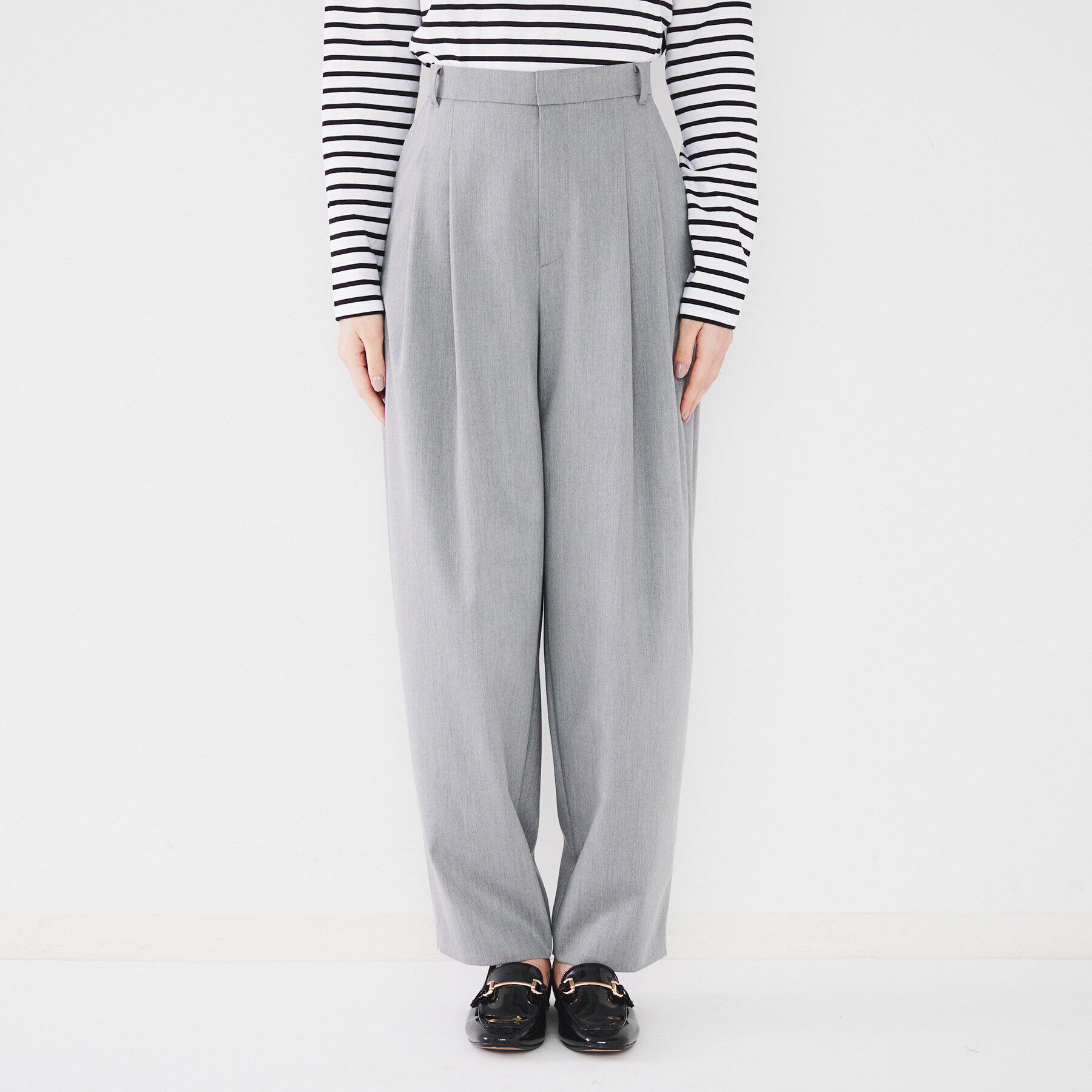 UNTITLED「【腰周りゆったり/日本製/洗える】2WAYストレッチカーブパンツ」|その他|