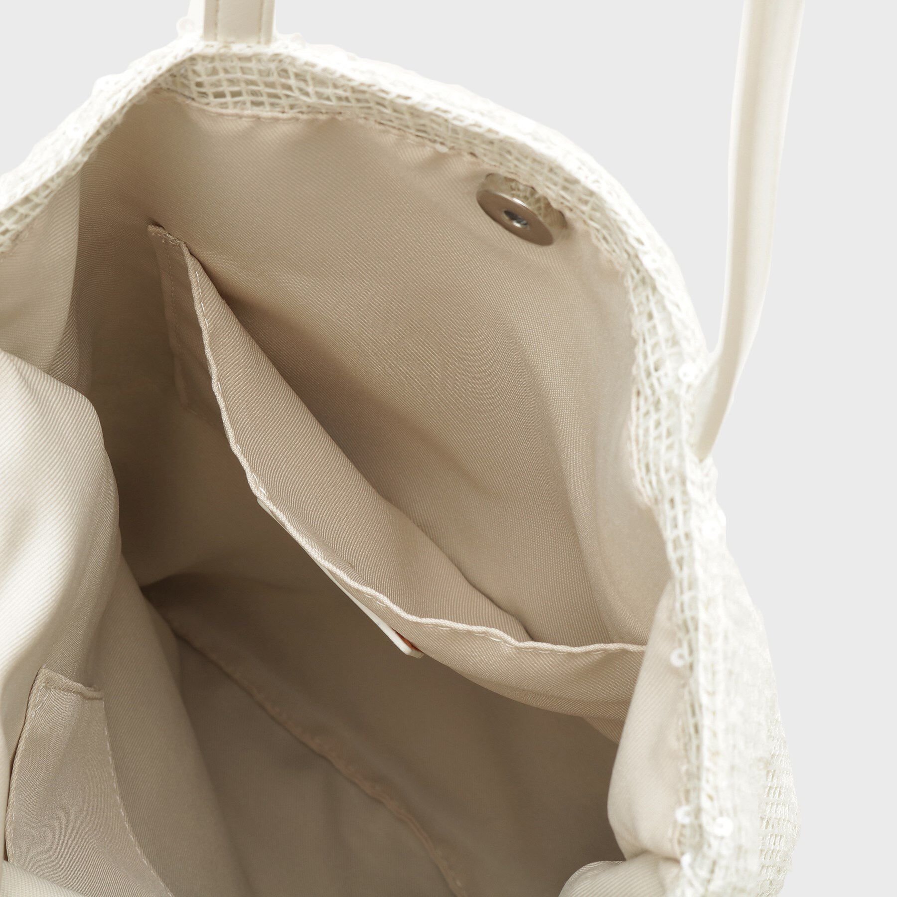 UNTITLED「スパンコールメッシュトート」|トートバッグ|