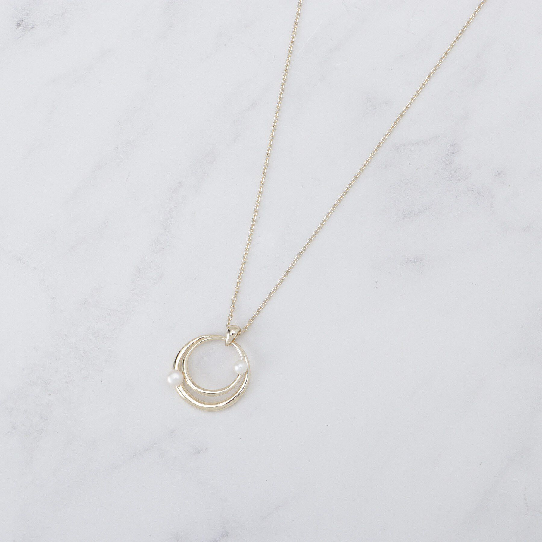 UNTITLED「【淡水パール】リングネックレス」|ネックレス|