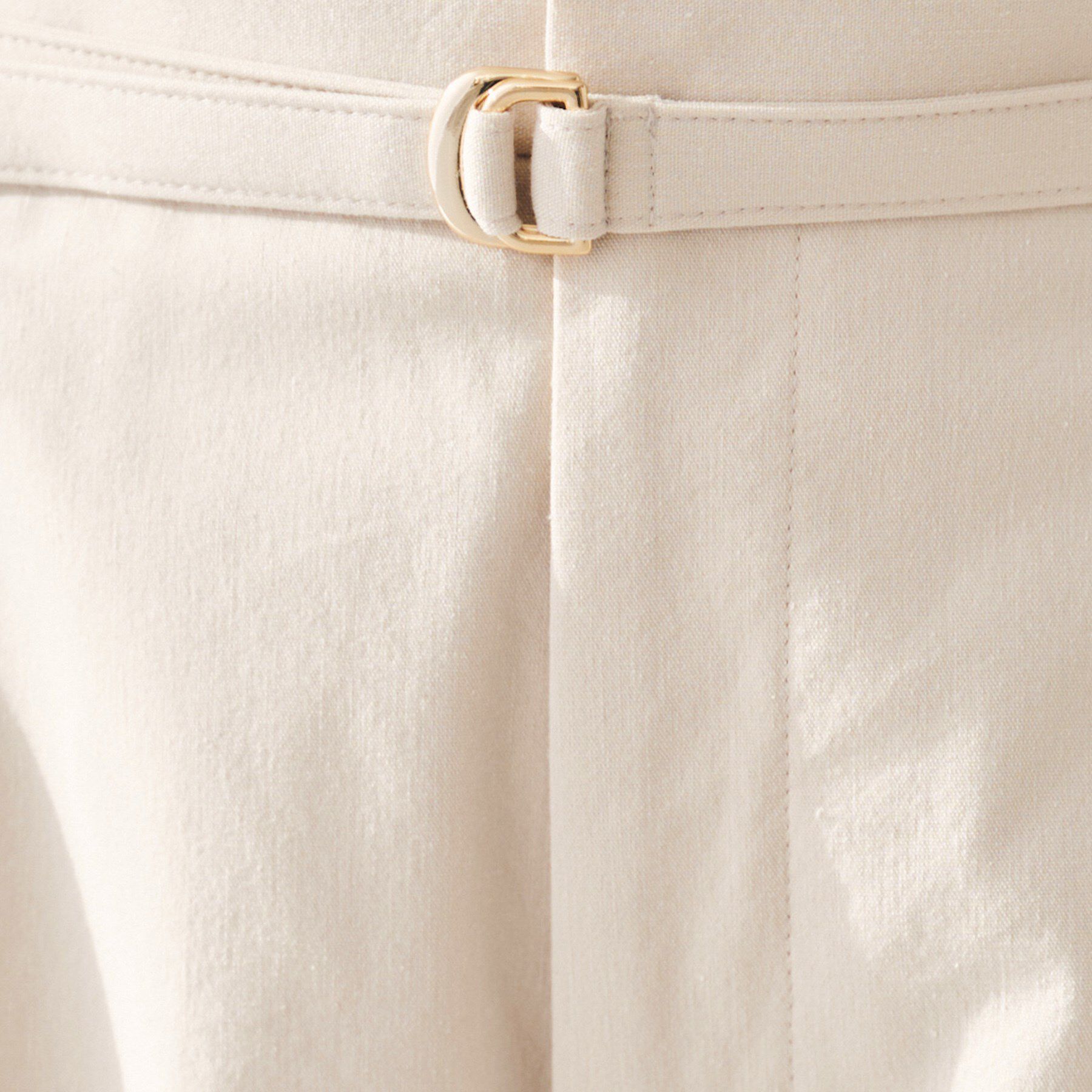 UNTITLED「【セットアップ可能／オンオフ】ラミー混 タックワイドパンツ」|その他|