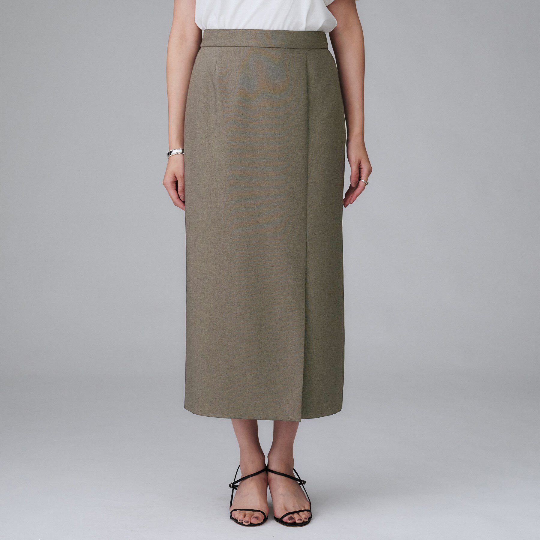 UNTITLED「【セットアップ可/洗える】スラブナロースカート」|スカート|