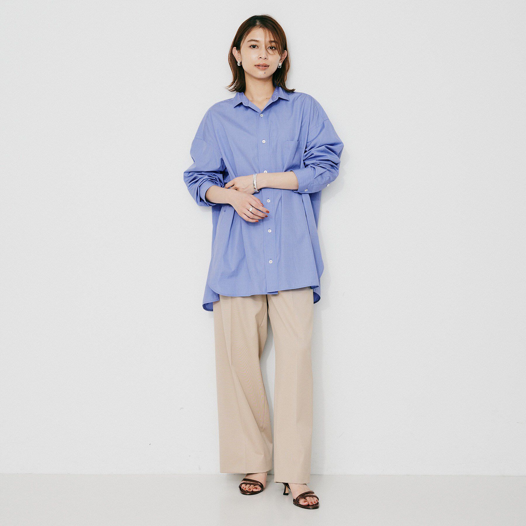 UNTITLED「【TICCA】スクエアビッグシャツ」|シャツ・ブラウス|