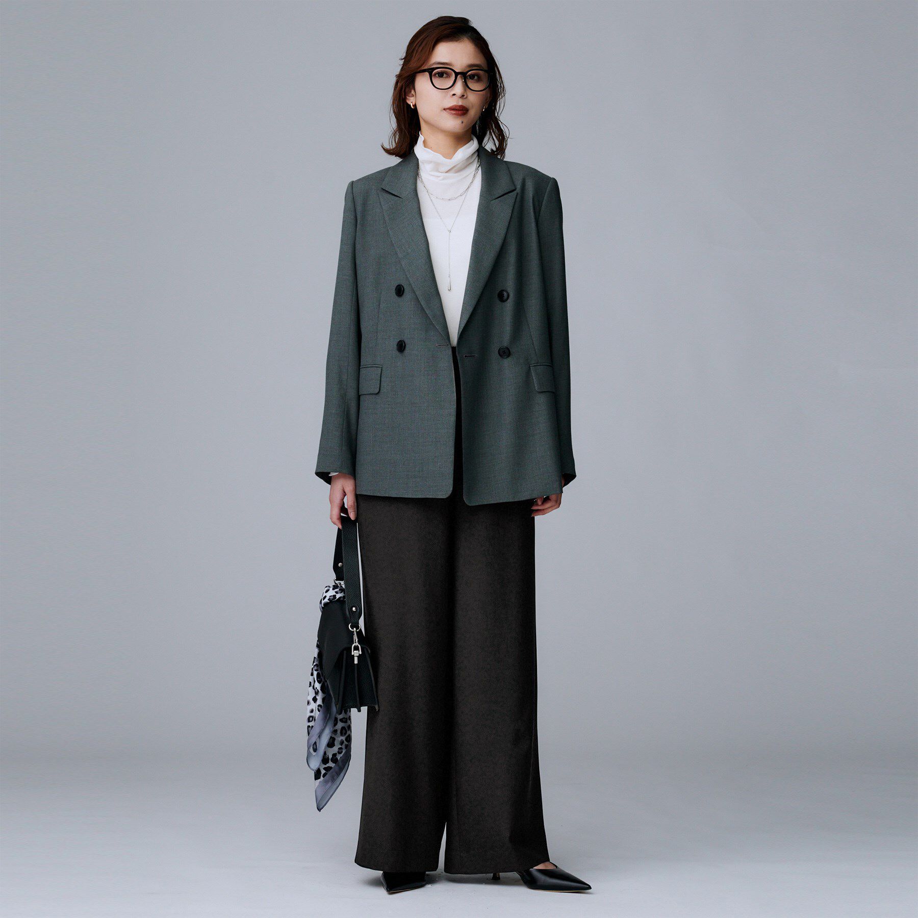 UNTITLED「【洗える/ワイド/ウエストゴム】ストレッチドロストパンツ」|その他|