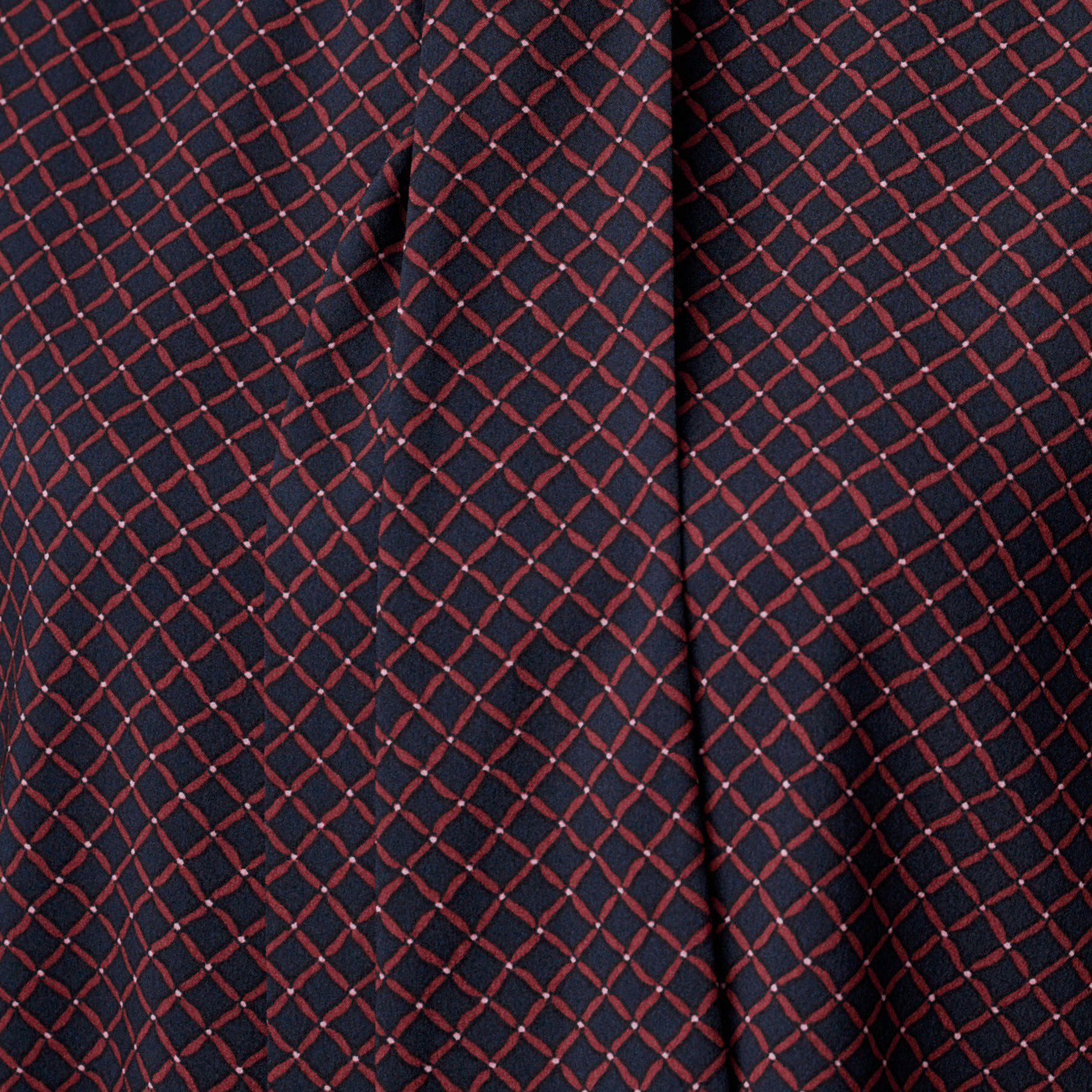 UNTITLED「【ボウタイ/通勤スーツ/オフィス】スクエアプリントブラウス」|シャツ・ブラウス|