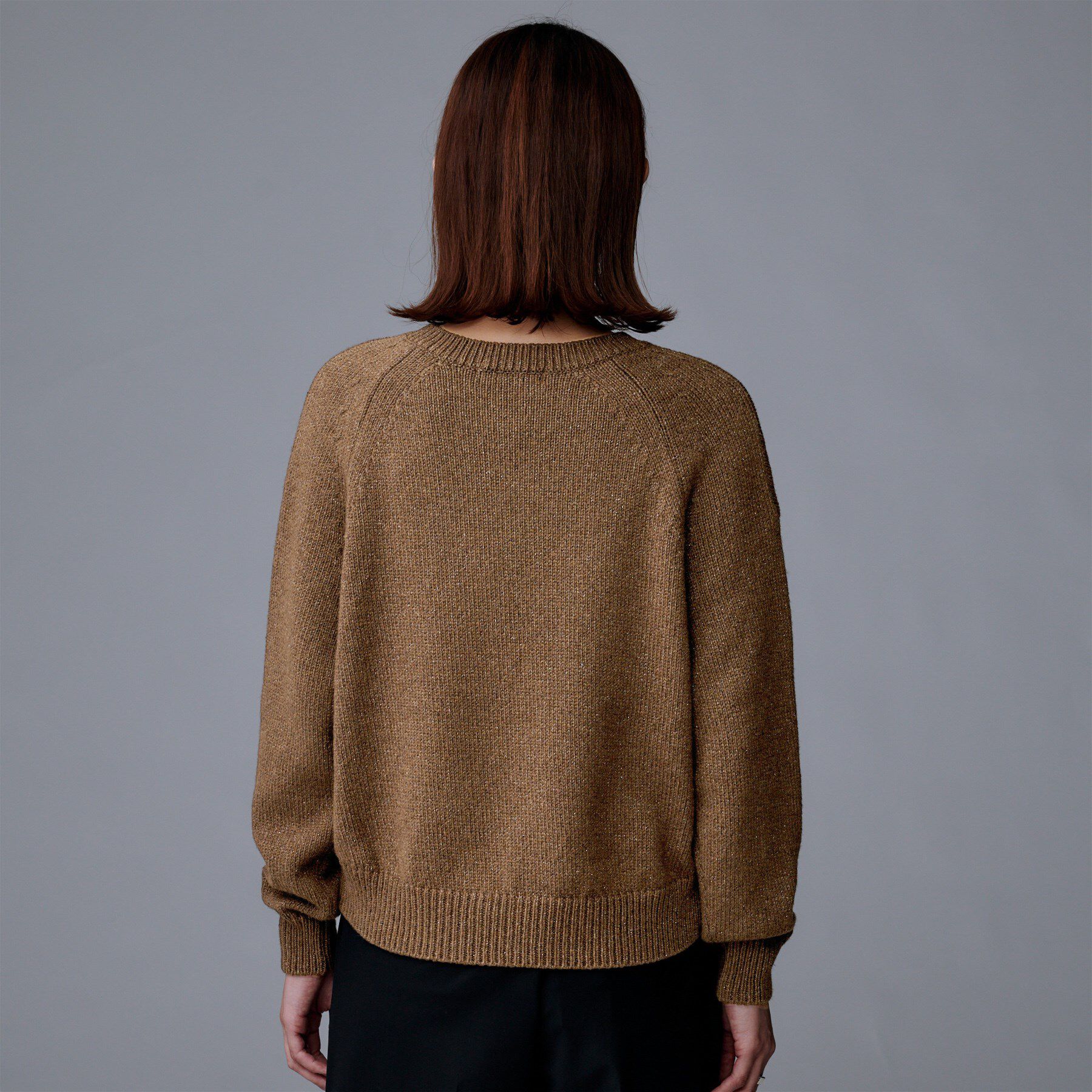 UNTITLED「【セットアップ可/ゆったり】ウール混ラメニット」|ニット・セーター|