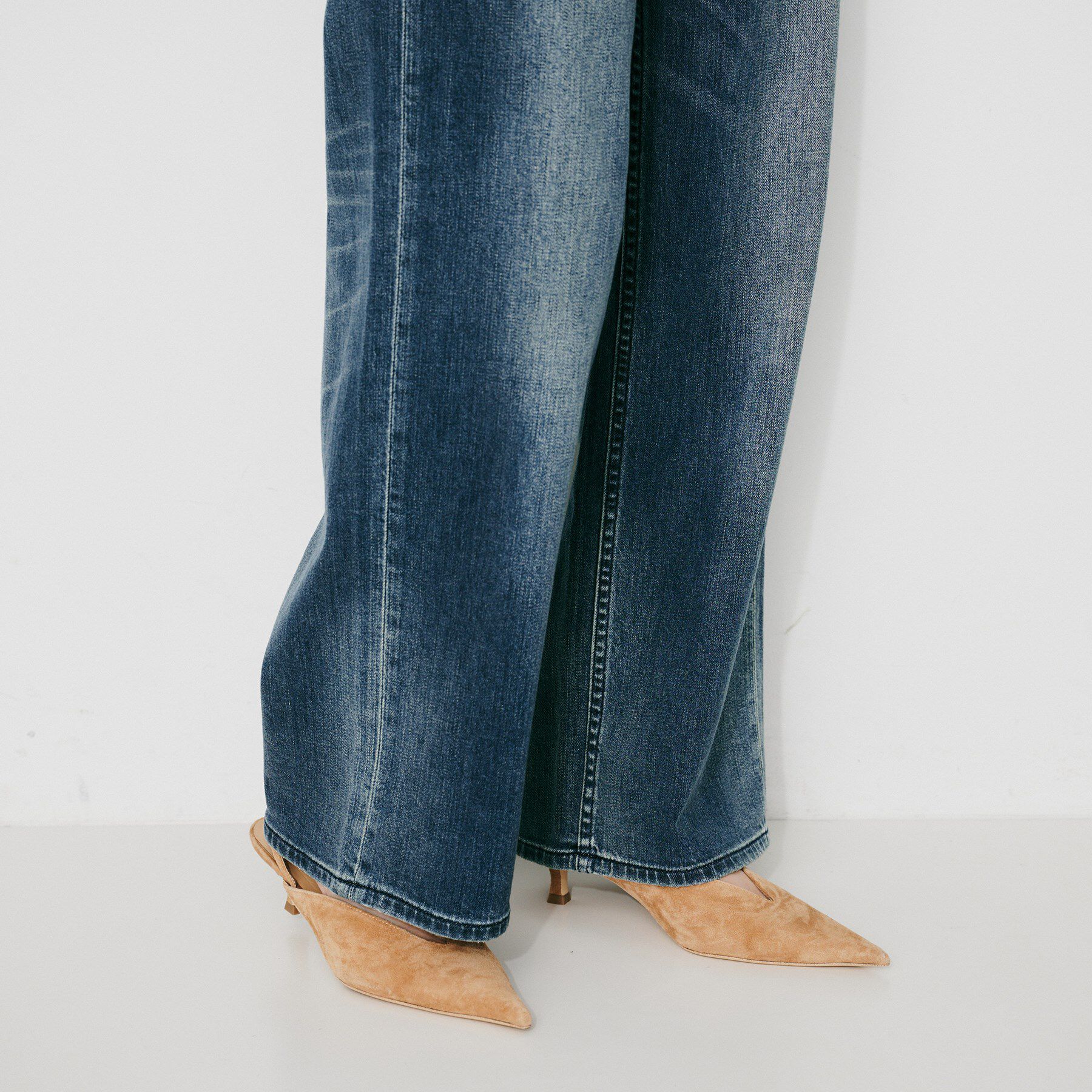 UNTITLED「【 Healthy DENIM 】別注 Pink Pepper ワイドストレートデニム」|デニム|