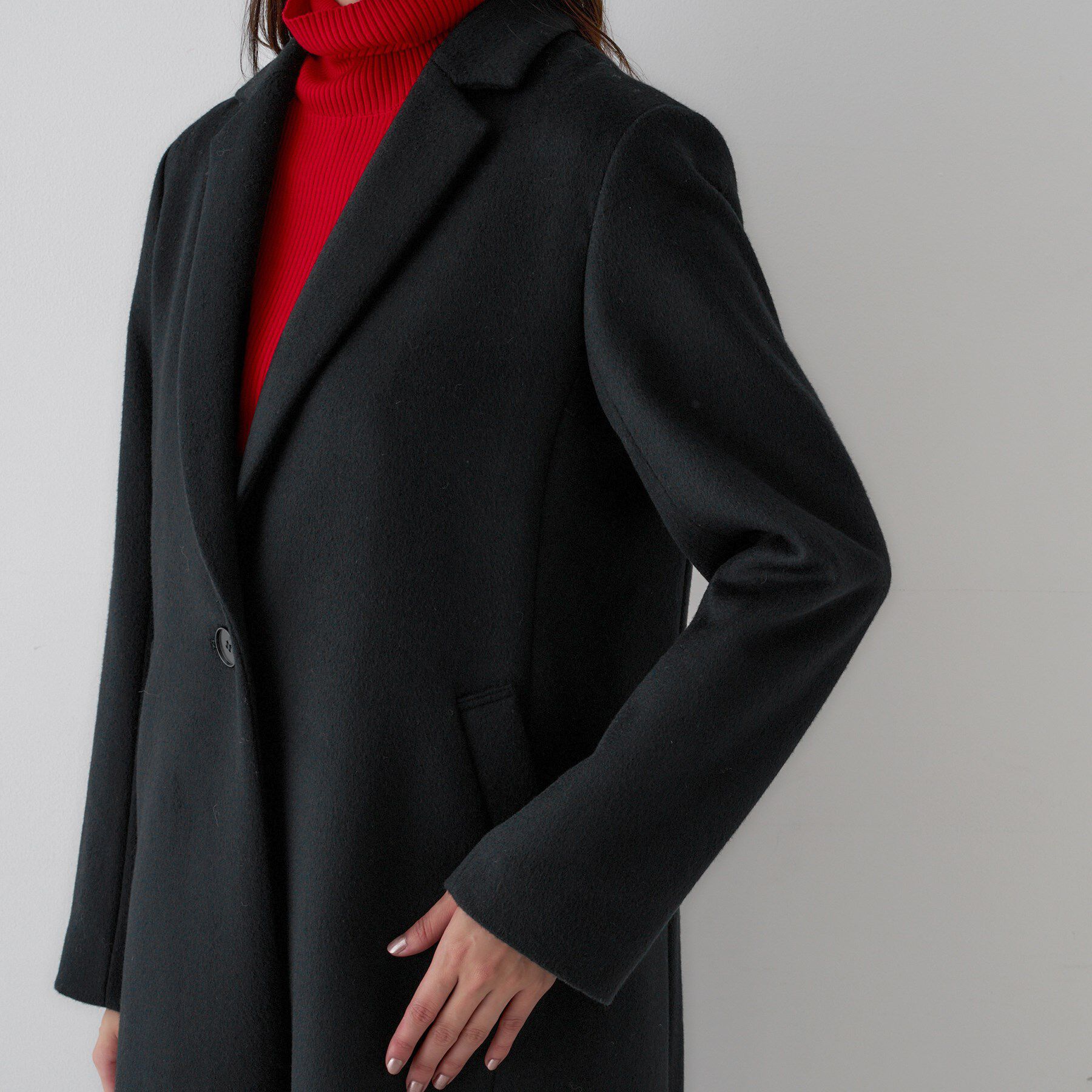 UNTITLED「【スタイリッシュ／オンオフ兼用】ウールチェスターコート」|チェスターコート|