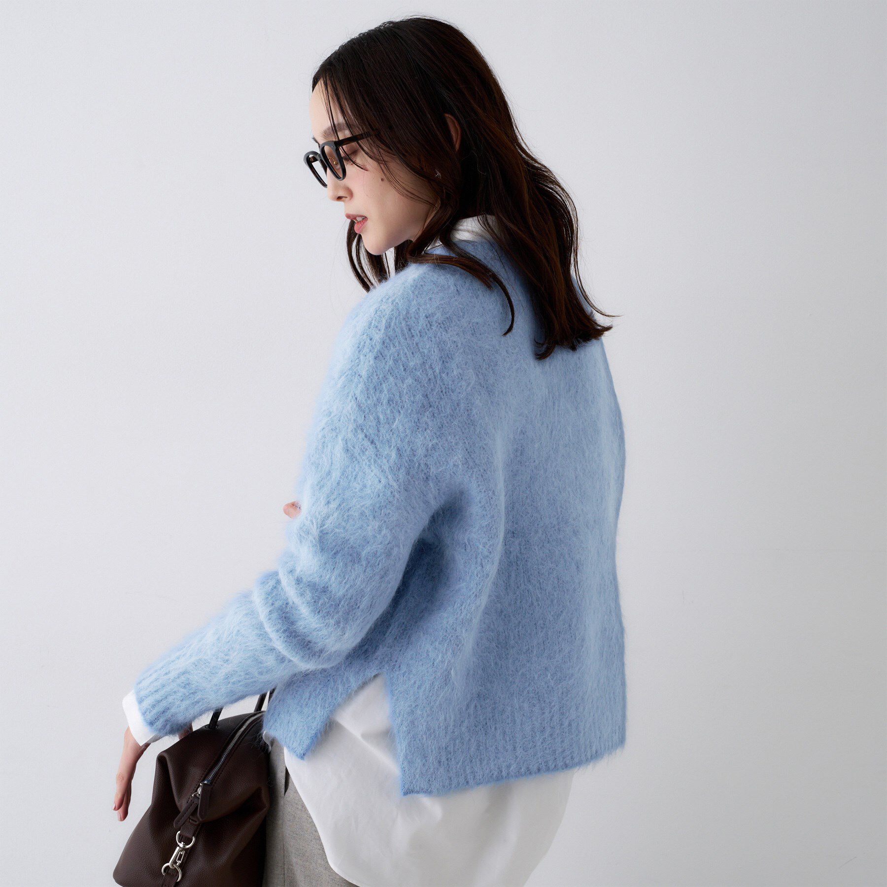 UNTITLED「【ゆったり/モヘヤニット】アルパカ混シャギーニット」|ニット・セーター|