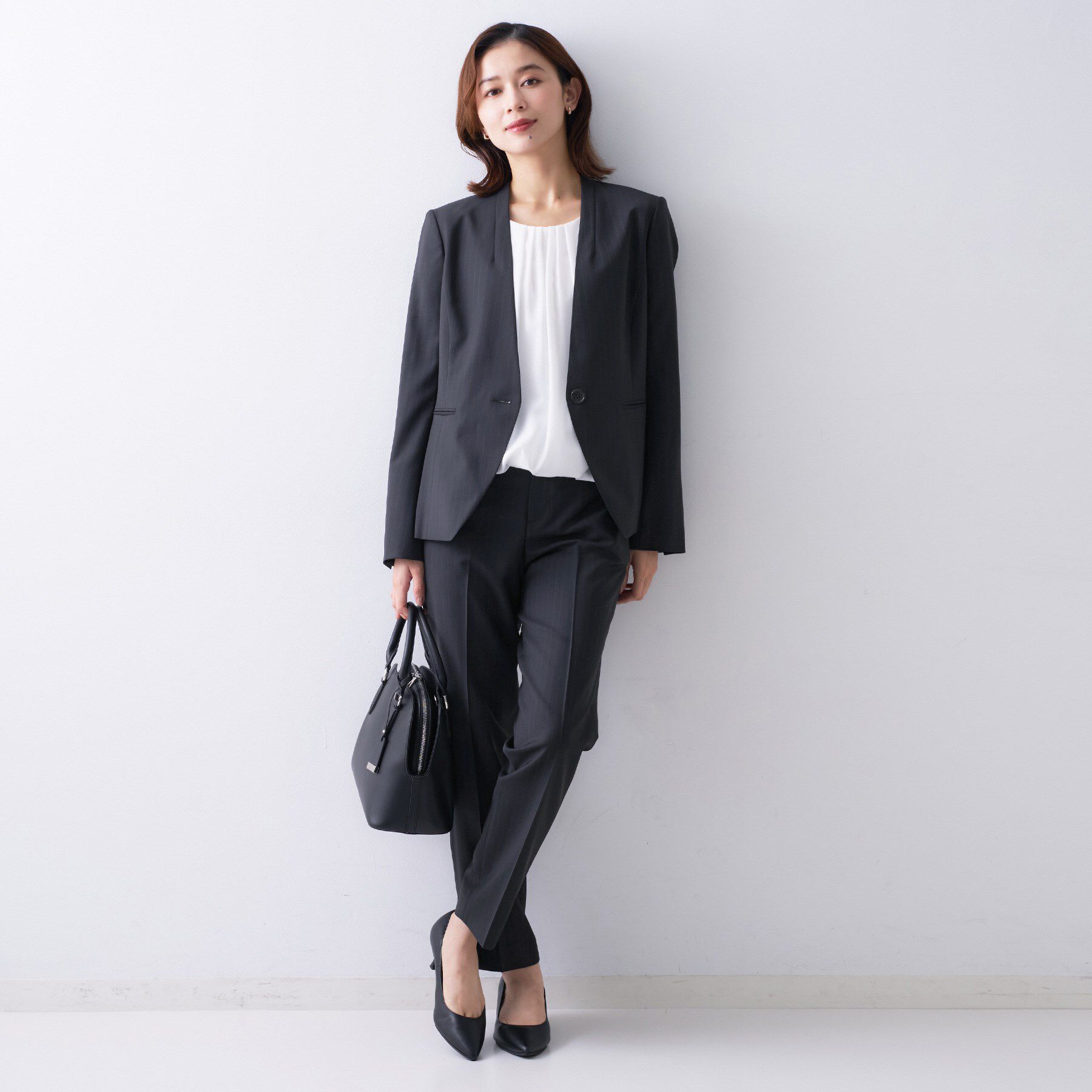 UNTITLED「【仕事着/スーツ】プレミアムテーパードパンツ」|その他|