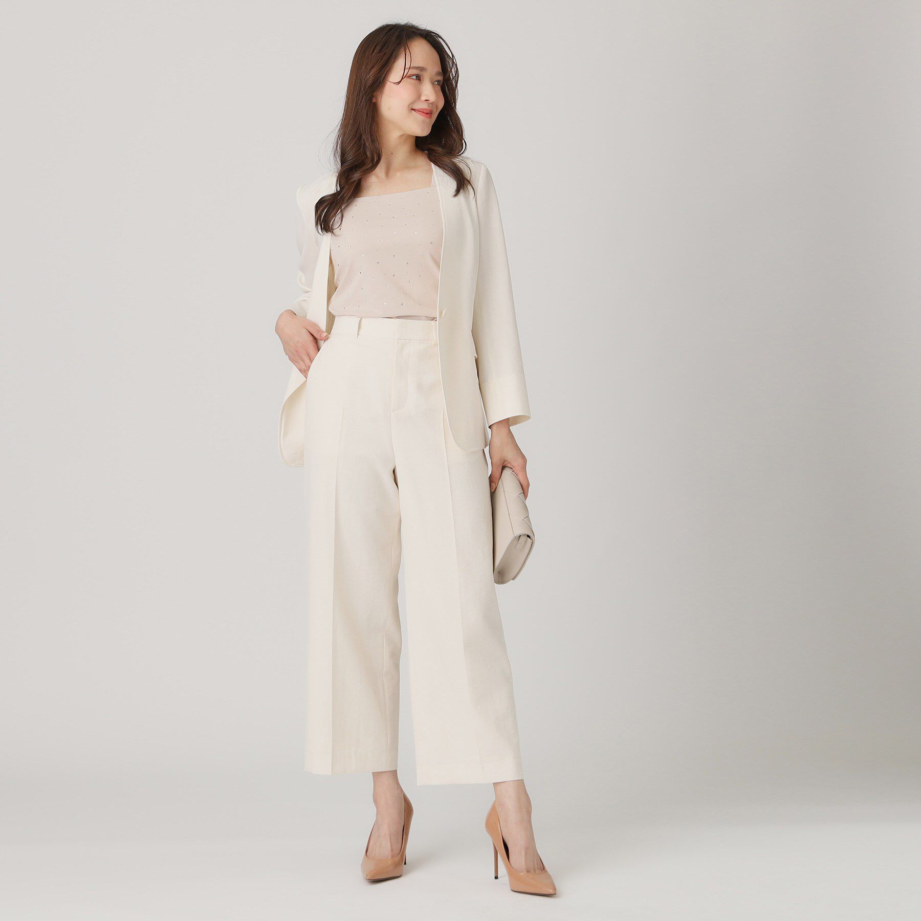 COUP DE CHANCE「【洗える／日本製】ジルコンキャミソール」|キャミソール|