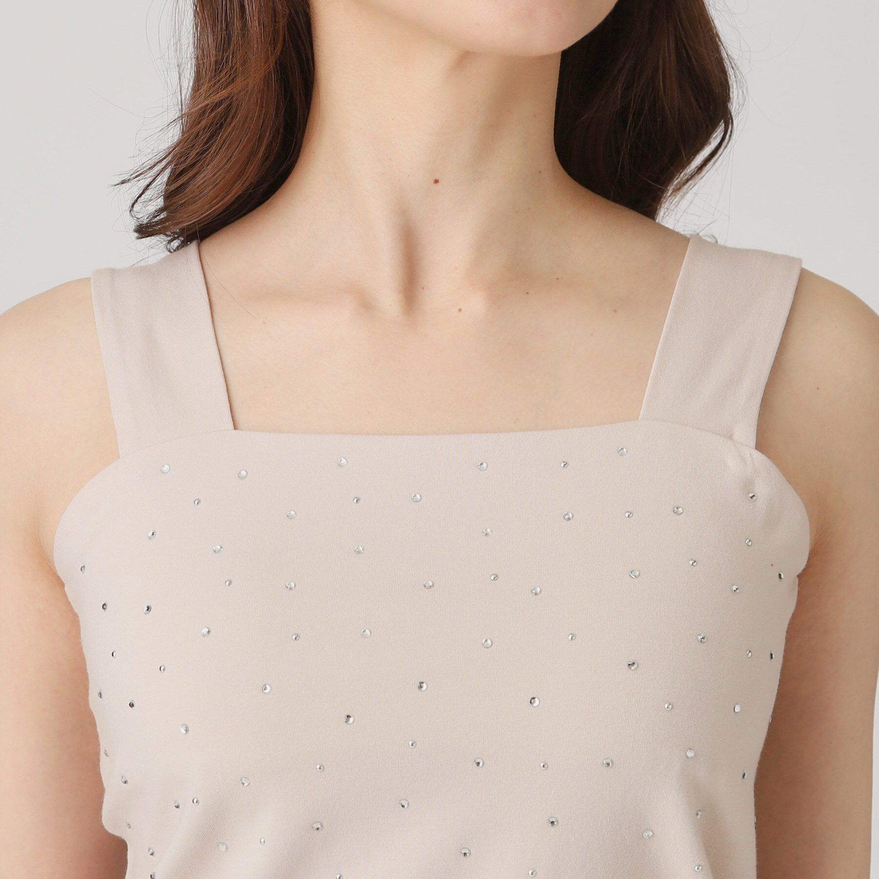 COUP DE CHANCE「【洗える／日本製】ジルコンキャミソール」|キャミソール|