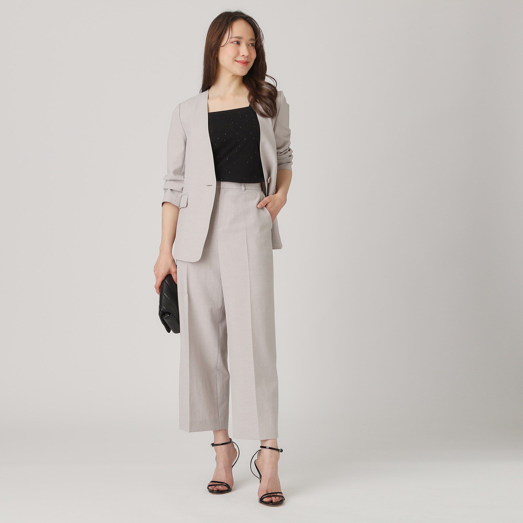 COUP DE CHANCE「【洗える／日本製】ジルコンキャミソール」|キャミソール|