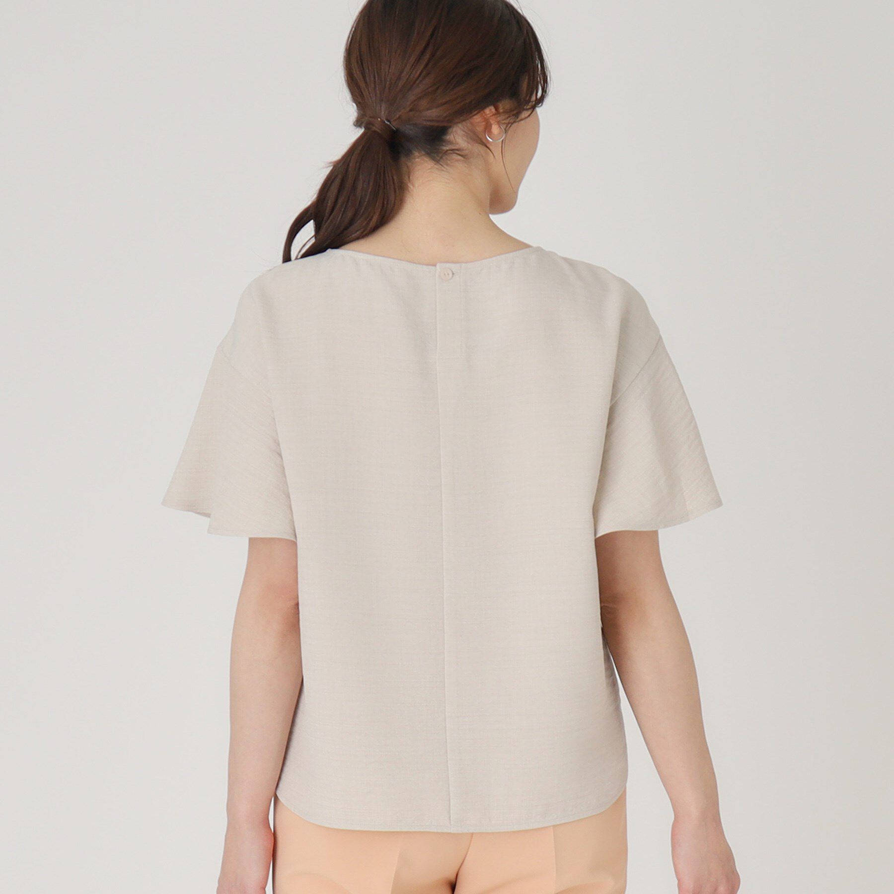 COUP DE CHANCE「【洗える】フレアー袖ブラウス」|シャツ・ブラウス|