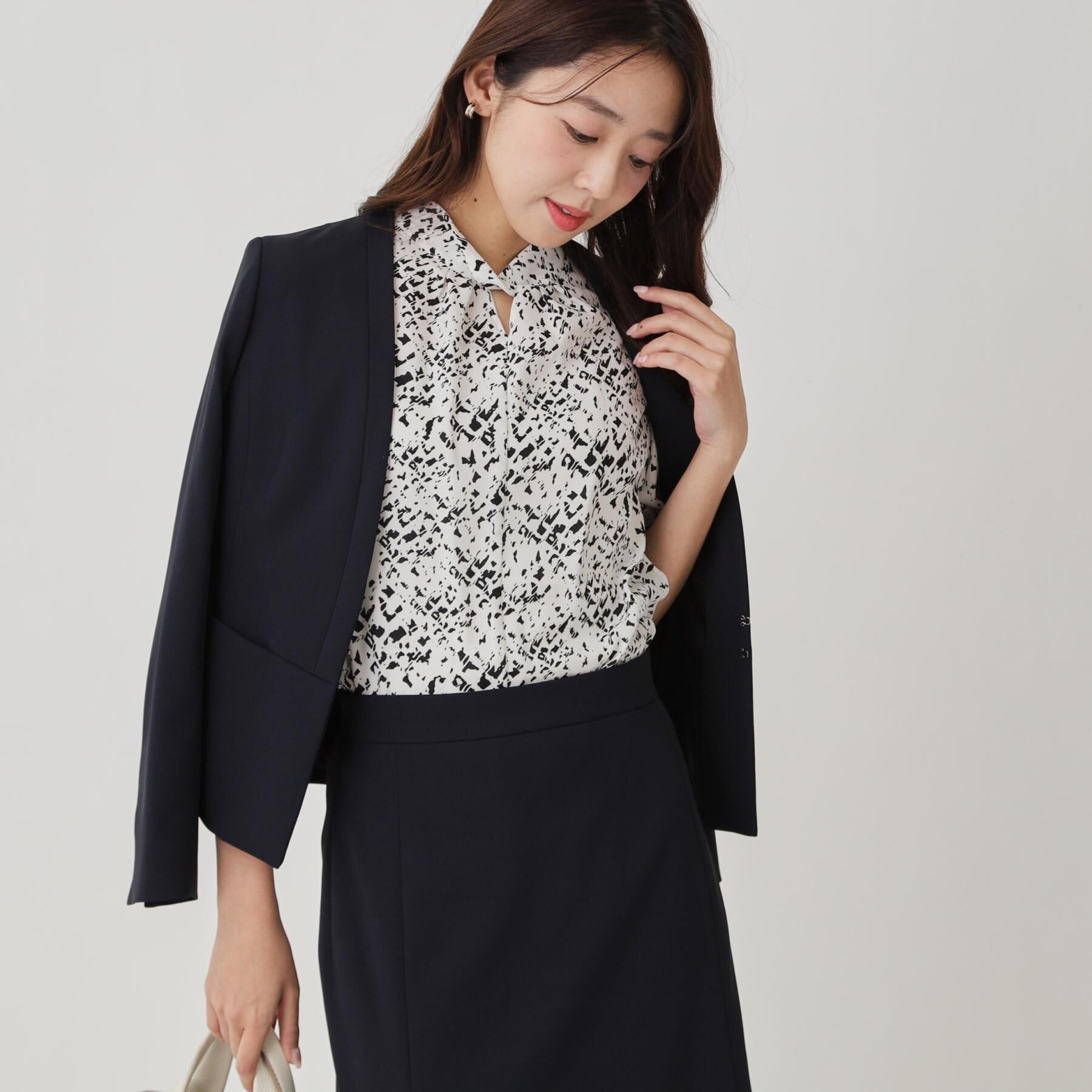 COUP DE CHANCE「【手洗い可／日本製】パフスリーブブラウス」|シャツ・ブラウス|