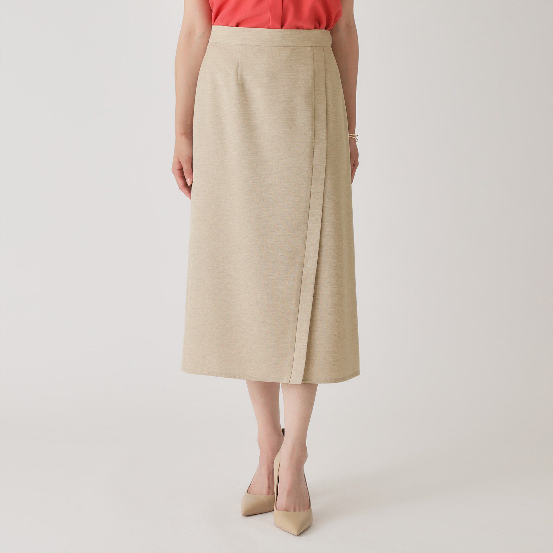 COUP DE CHANCE「【手洗い可／日本製】きれいめデザインタイトスカート」|スカート|