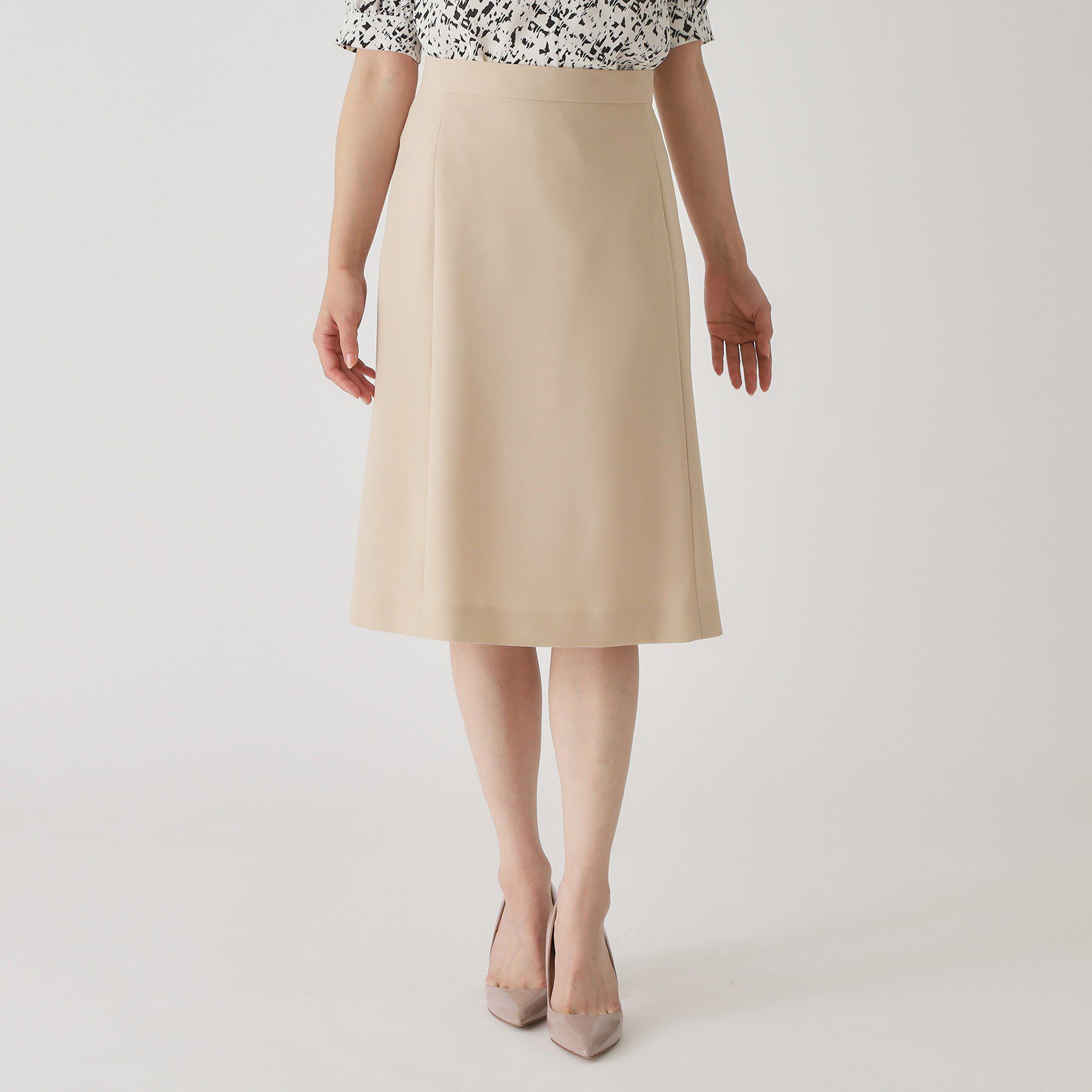 COUP DE CHANCE「【手洗い可／日本製】セミフレアスカート」|スカート|