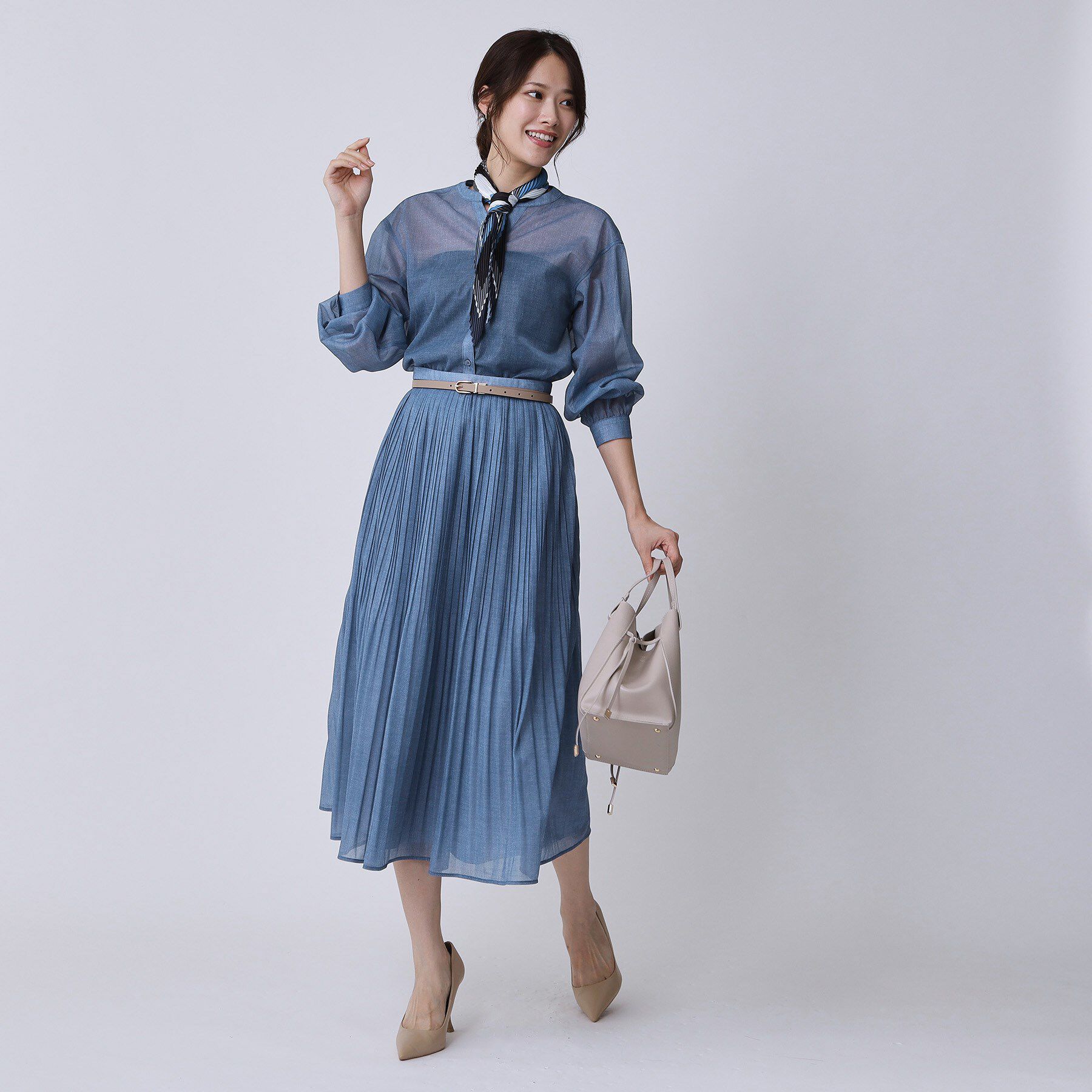 COUP DE CHANCE「【手洗い可】シアーブラウス」|シャツ・ブラウス|